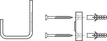 Háček na šaty, Nerez