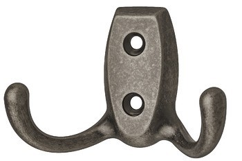 Háček na šaty, Zinková slitina, se 2 háčky, Häfele Déco