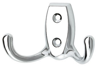 Háček na šaty, Zinková slitina, se 2 háčky, Häfele Déco