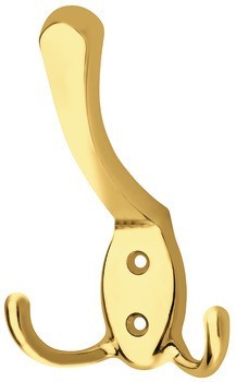 Háček na šaty, Zinková slitina, se 3 háčky, Häfele Déco