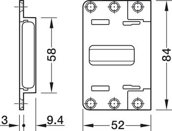 Hinge Pocket, partially integrated