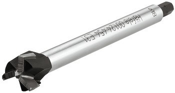 HM/HW vícebřitý vrták, 3 břity, celková délka 130 mm, průměr hřídele 10 mm