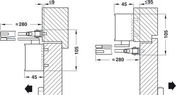 Horní dveřní zavírač, TS 72, se standardním ramenem, EN 2–4, Dorma