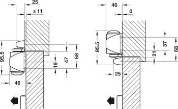 Horní dveřní zavírač, TS 90 Impulse, s kluznou lištou, EN 3–4, Dorma