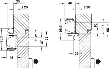 Horní dveřní zavírač, TS 90 Impulse, s kluznou lištou, EN 3–4, Dorma