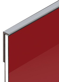 Hranový profil, Häfele AluSplash®, hliník