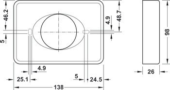 Hygienický box, K přišroubování
