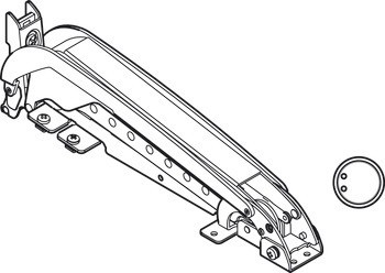 Individuální závěs pro mechanismus otevírání dveří, Swingfront 17 FB, pro dřevěné dveře