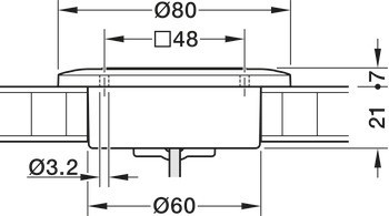 Indukční dobíjecí jednotka, S napájecím zdrojem pro EU zásuvky