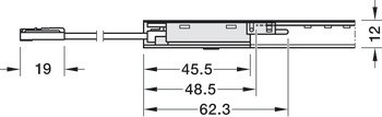 Inline pohybový spínač (pasivní infračervený), Häfele Loox5 12 V modulární design