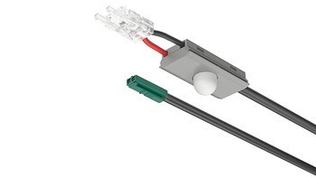 Inline pohybový spínač (pasivní infračervený), Häfele Loox5, 24 V, 2pólové (jednobarevné)