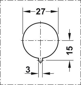 Jazýčkový tlačný zámek pro skleněné dveře, Häfele Symo FM Pro, s pevnou vložkou s pinovými stavítky, pro skleněné posuvné dveře, standardní profil, individuální, Service+