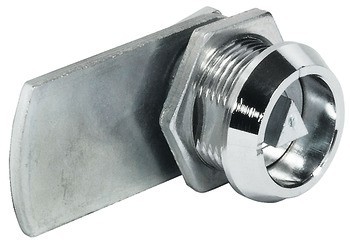 Jazýčkový zámek, Häfele Symo LB, s pružinou, montáž pomocí matice, s rovným zamykacím jazýčkem