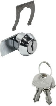 Jazýčkový zámek, S pevnou vložkou s plátkovými stavítky, s rovným zamykacím jazýčkem