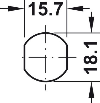 Jazýčkový zámek, S pevnou vložkou s plátkovými stavítky, s rovným zamykacím jazýčkem