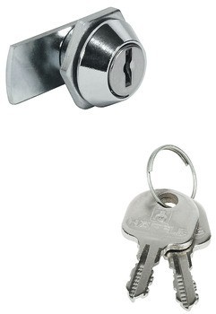 Jazýčkový zámek, S pevnou vložkou s plátkovými stavítky, s rovným zamykacím jazýčkem