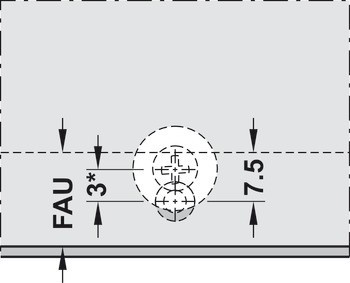 Jednotka zdvihacího mechanismu, pro výklopné kování Aventos HK-XS