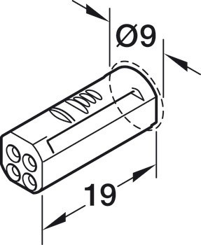 Kabel, Häfele Loox5, tunable white, bez koncovek, 12 V, AWG 20