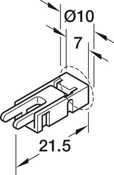 Kabel, pro Häfele Loox5 24 V