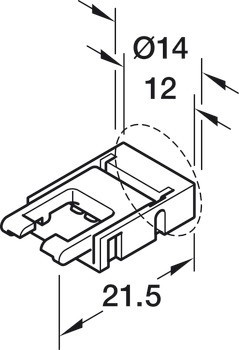 Kabel, pro Häfele Loox5 24 V