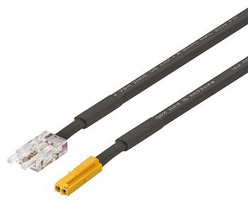 Kabel, pro Häfele Loox5 osvětlovací LED pásku 12 V, 8 mm, COB, 2pólovou (jednobarevná nebo multi-white 2vodičová technologie)
