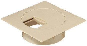 Kabelová průchodka, hranatá, 80 x 80 nebo 100 x 100 mm