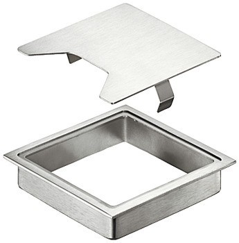 Kabelová průchodka, hranaté, 2dílné