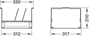 Kartotéka, pro Variant-S+, vnitřní dělení