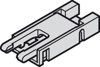 Klip konektor, pro Häfele Loox5 osvětlovací LED pásku, 8 mm, COB, 2pólový (jednobarevná nebo tunable white 2vodičová technologie)