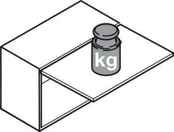 Klopna, Häfele Duo Standard, individuální kování