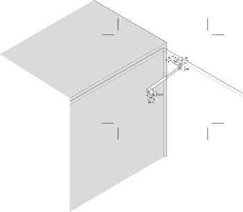 Klopna, pro dřevěné výklopy, se zajišťovacím mechanismem