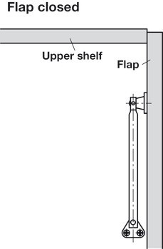 Klopna, pro dřevěné výklopy, se zajišťovacím mechanismem