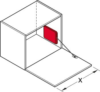 Klopna s tažným lankem, s tažným lankem, úhel otevření lze nastavit