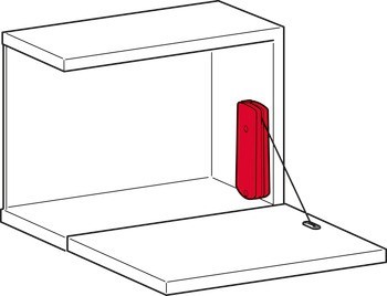 Klopna s tažným lankem, s tažným lankem