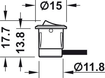 Kolébkový spínač, Häfele Loox