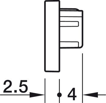 Koncová krytka, Pro Häfele Loox5 Profile 2101