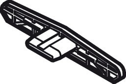 Koncová krytka pro mechanismus otevírání dveří se spojovacím táhlem, Pro Swingfront 17 FB