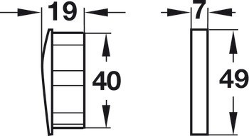 Koncová krytka, zinková slitina