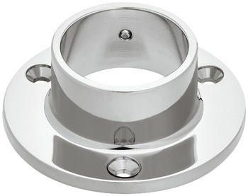 Koncový díl, k nasunutí, upevňovací materiály pro trubku relingu, systém barového relingu