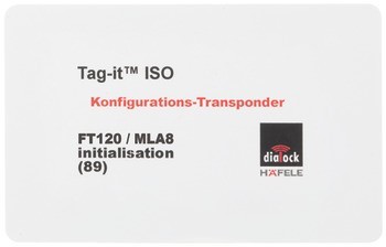 Konfigurační karta #89, Häfele Dialock