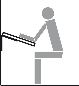 Konzole, nosnost 150 kg na pár, sklopné, ocel