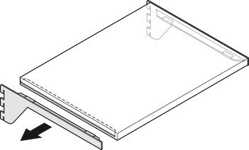 Konzole,  Pro skryté připevnění police