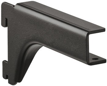 Konzole, Pro vložení dřevěných polic, se 2 vrtanými otvory Ø 5 mm