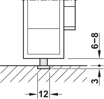 Kování pro dřevěné skládací dveře, Häfele Slido D-Fold21 50A / 50B, sada