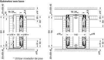 Kování pro otočně posuvné dveře, Hawa Concepta III 25 Pull