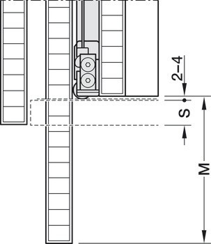 Kování pro otočně posuvné dveře, Hawa Concepta III 25 Pull