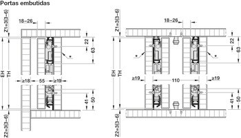 Kování pro otočně posuvné dveře, Hawa Concepta III 35 Pull