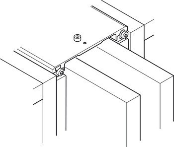 Kování pro otočně posuvné dveře, Hawa Concepta III 35 Push