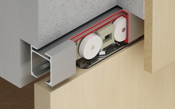 Kování pro posuvné dveře, Classic 240-0, sada