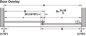 Kování pro posuvné dveře, Hawa GPK Clipo 16 GPK/GPPK IF, sada
